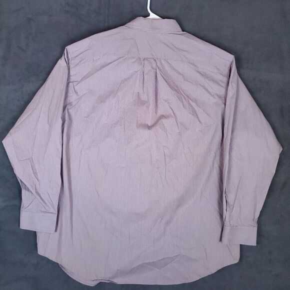 Roundtree Yorke Travel Smart Men's Shirt 3XT Button Long Sleeve Easy Care Plaid - Picture 3 of 15